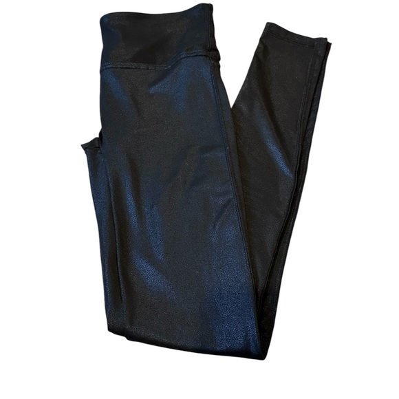 Spanx Shiny Black Leggings XS - Picture 1 of 6